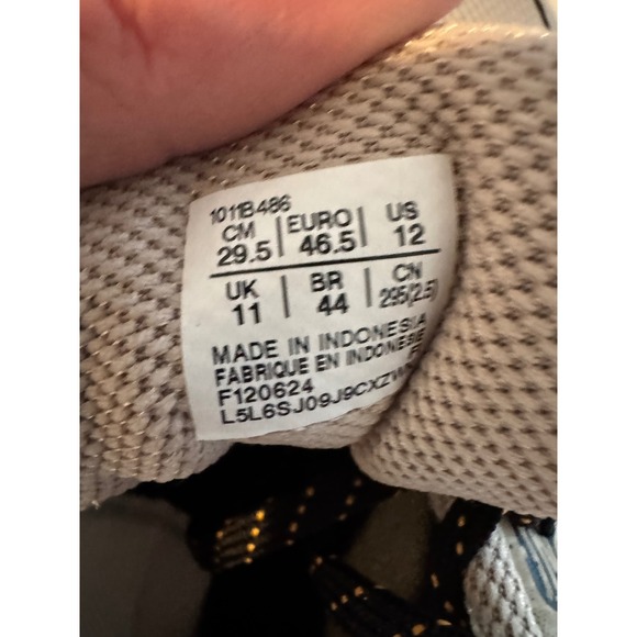 Asics Gel-Venture 9 Mens Trail Running Shoes Grey Black Orange Size 12 - Picture 2 of 10